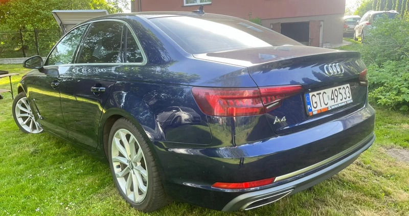 Audi A4 cena 107000 przebieg: 52719, rok produkcji 2019 z Kamień Krajeński małe 67